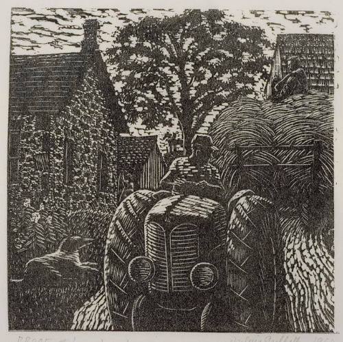 untitled [man on tractor]