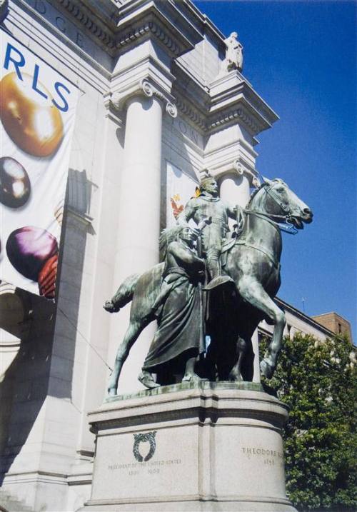 Teddy, Indian and a Slave, American Museum of Natural History, New York City
