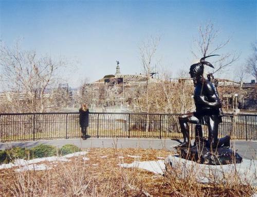 Why Do Indians Always Have to Move? Samuel de Champlain Monument, Ottawa