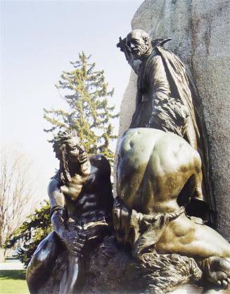 Samuel de Champlain Monument, Orillia, Ontario (detail)