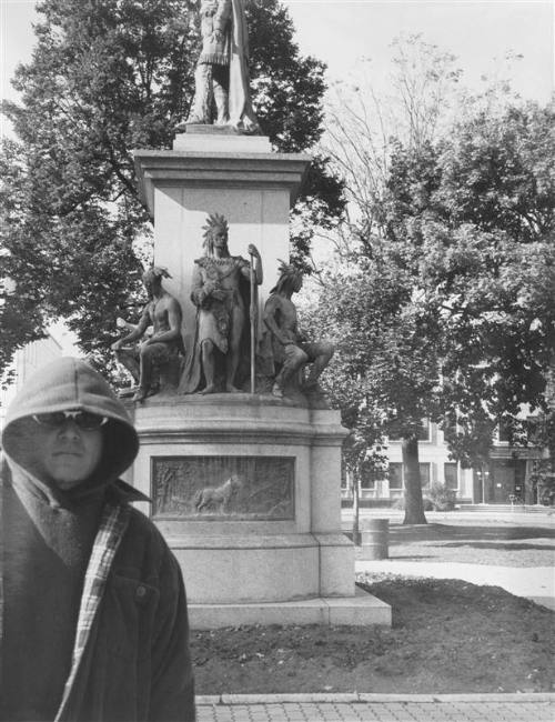 Bear Portraits:  Joseph Brant Monument, Brantford, Ontario