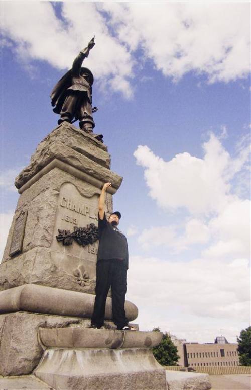 Bear Portraits:  Samuel de Champlain Monument, Ottawa, Ontario