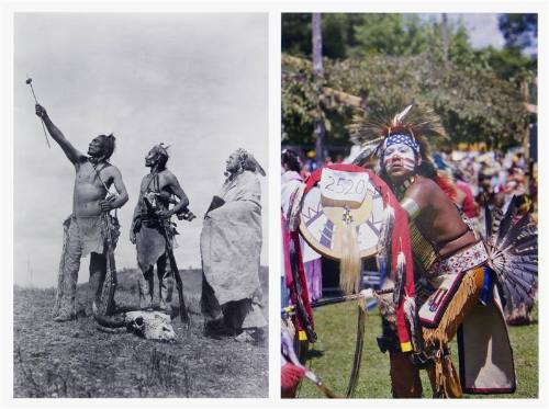 Rebinding Edward Curtis' "The North American Indian": The Oath - Apsaroke, c. 1908, November 9 & Jack Moore - Pima, 1982