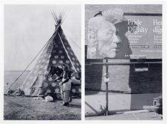 Rebinding Edward Curtis' "The North American Indian": Bear Bull - Blackfoot & Pride & Dignity Billboard, 1996