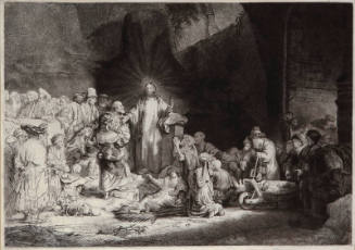 Christ Healing the Sick (One Hundred Guilder Print)