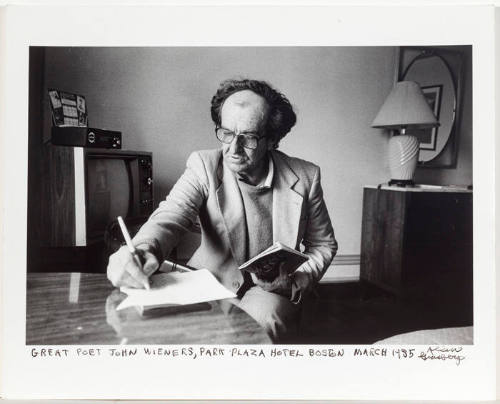 Great Poet John Wieners, Park Plaza Hotel, Boston