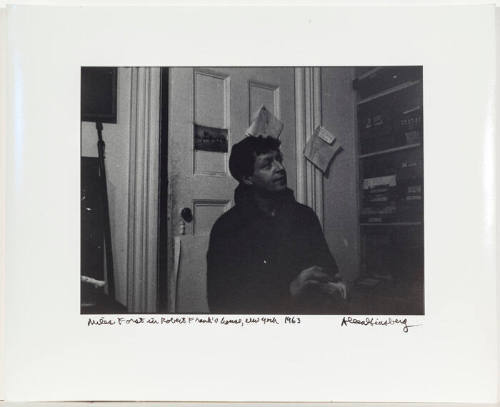 Miles Forst in Robert Frank's house, NY