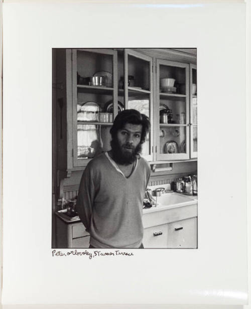 Peter Orlovsky, bearded 5 Turners Terrace, San Francisco