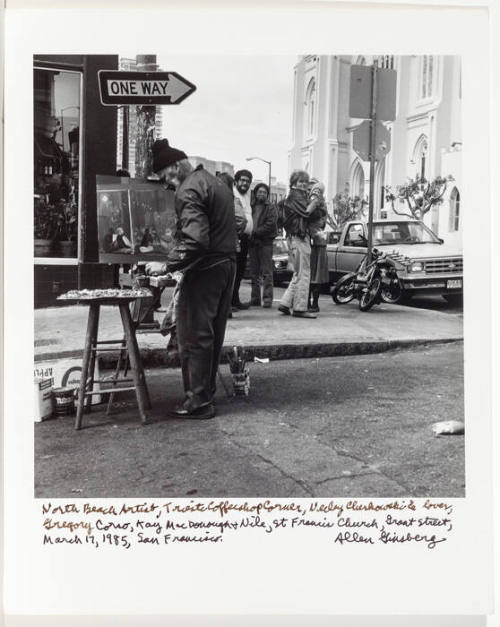 North Beach Artist, Neeli Cherkowski and Gregory Corso