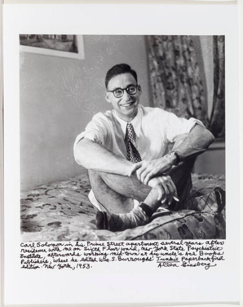 Carl Solomon portrait, crossed leg
