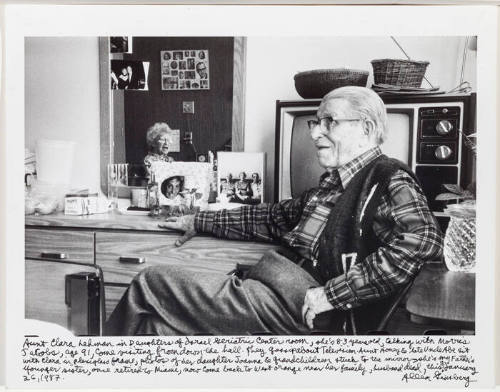 Aunt Clara Lehman with Morris Jacobs, January 26
