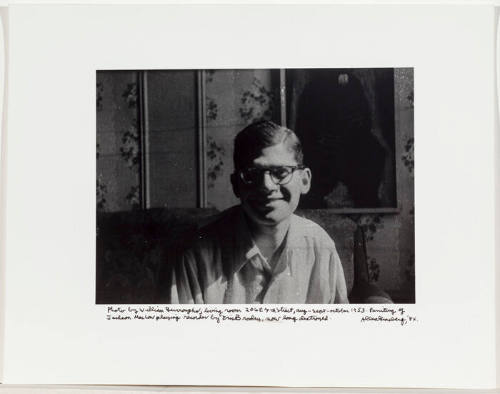 Allen Ginsberg self portrait, 206 E 7th street