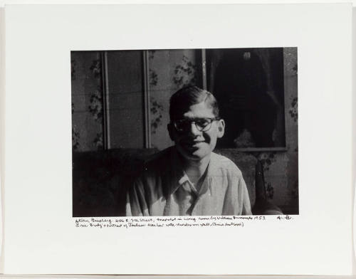 Allen Ginsberg self portrait, 206 E 7th street