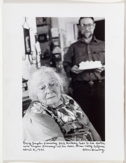 Gary Snyder's mother - Lois Hennessey Snyder, birthday