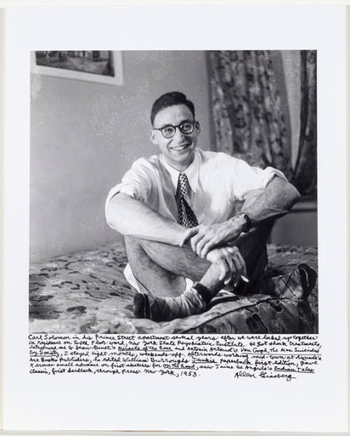 Carl Solomon portrait, crossed leg