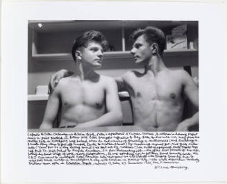 Lafcadio and Peter Orlovsky (Peter's arm around Lafcadio's shoulder) 5 Turner Terrace