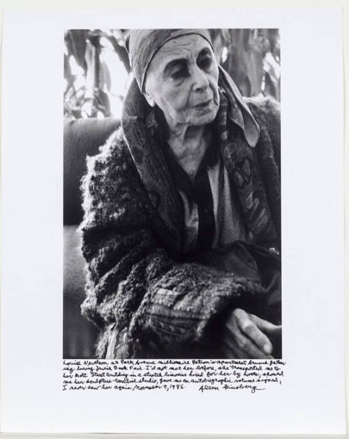 Louise Nevelson, November 9