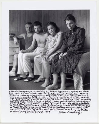 Peter Orlovsky, Lafcadio Orlovsky, Mother Kate Orlovsky and Marie Orlovsky
