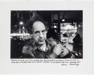 Robert Frank at Kiev Restaurant 7th Street & Second Avenue, March 7