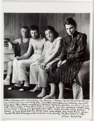 Peter Orlovsky, Lafcadio Orlovsky, Mother Kate Orlovsky and Marie Orlovsky