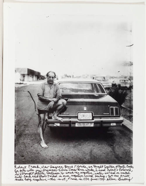 Robert Frank and rented car, Myrtle Beach, FL