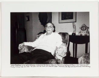Louis Ginsberg, in arm chair