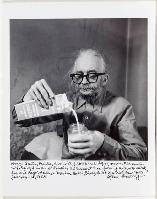 Harry Smith pouring milk