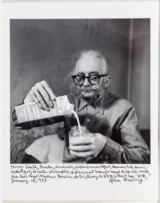 Harry Smith pouring milk