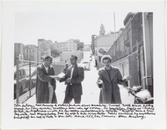 Peter Du Peru, Neal Cassady & Natalie Jackson, San Francisco