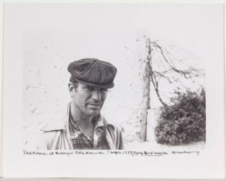 Jack Kerouac in Villa Mouneria, Tangier (with cap)