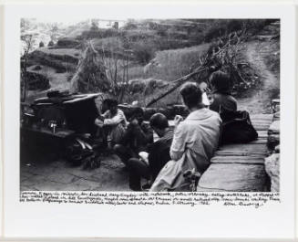 Gary Snyder, Joanne Kyger and mirror, Peter Orlovsky (back view)