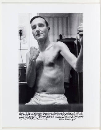 William Burroughs, boxer stance