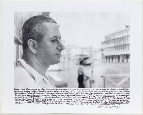 Alan Ansen in Venice in profile, Venice