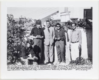 Peter Orlovsky, William Burroughs, Alan Ansen, Gregory Corso, Paul Bowles and Allen Ginsberg, Tangier
