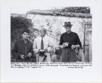 Gregory Corso, Paul Bowles and William Burroughs, Tangier