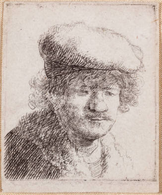 Self-Portrait with Cap Pulled Forward