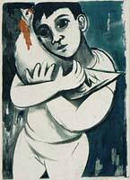 Boy With Chicken