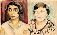 Portrait of a Woman (double-sided portrait)