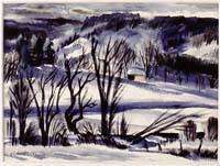 Winter on Bloody Brook, Norwick VT