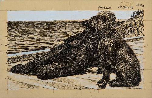 Study for Dog and Priest II