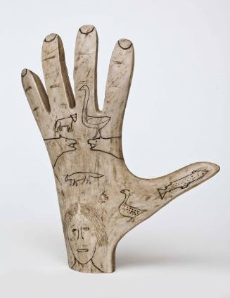 Scrimshaw hand