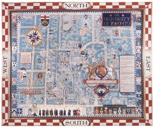 Map of the University of Toronto