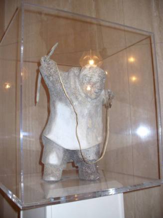 Hunter with implements