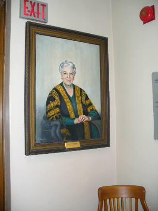 Portrait of Eva Waddell Mader Macdonald, Chancellor, 1974-1977