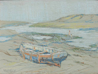 untitled [boat on a beach]