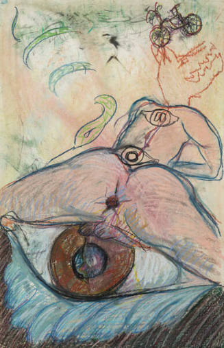untitled [theme of Georges Bataille's all-seeing eye]